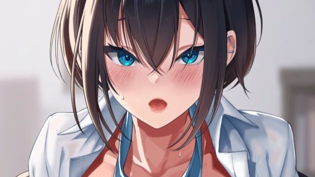 巨乳でクールなダウナー系破滅願望持ちの地雷JKに乳首を弄られ顔を舐められ共依存セックスで中出し要求されちゃうお話