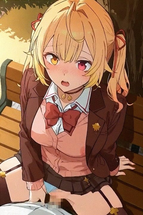 【エロアニメ】星川サラと外で制服えっちするエロアニメ