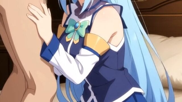 【エロアニメ】このすばアクアにおち●ぽジュポジュポしてもらうエロアニメ