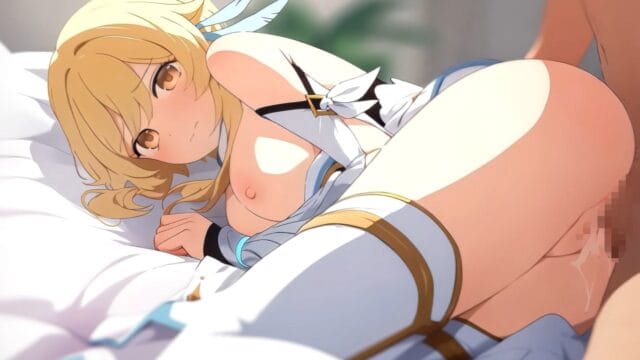 【原神エロアニメ】蛍のすべすべなおしりにち●ぽ出し入れするエロアニメ
