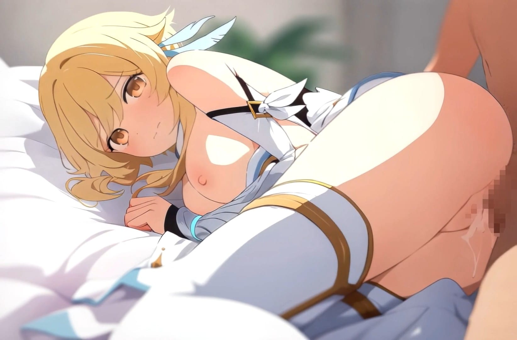 【原神エロアニメ】蛍のすべすべなおしりにち●ぽ出し入れするエロアニメ