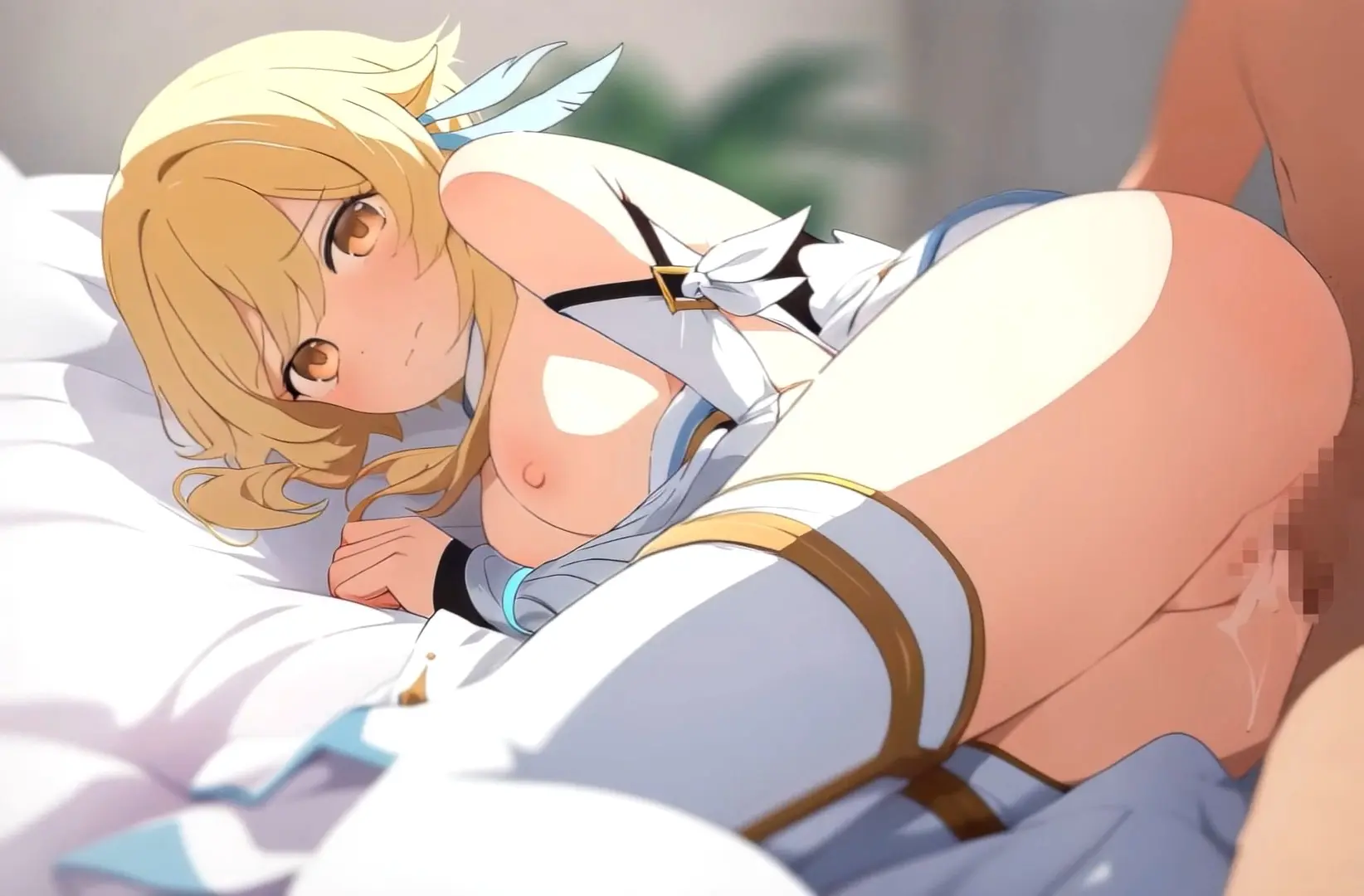 【原神エロアニメ】蛍のすべすべなおしりにち●ぽ出し入れするエロアニメ