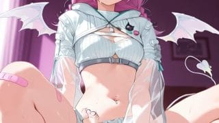 【エロアニメ】常闇トワ様と騎乗位えっちするエロアニメ