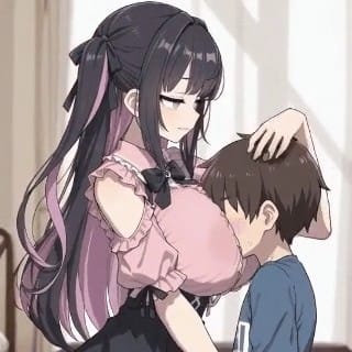 【エロアニメ】地雷系ちゃんのぱふぱふおっぱいに顔つっこみたいエロアニメ