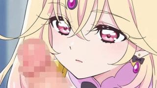 【エロアニメ】キュアアルカナ・シャドウに手コキしてもらうエロアニメ