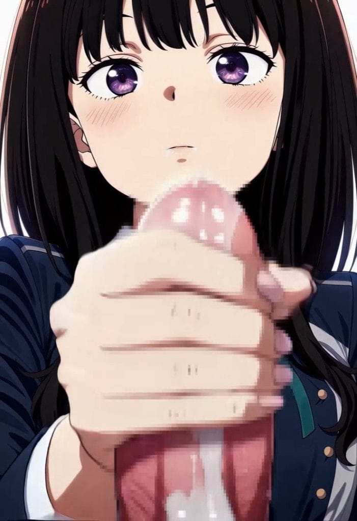 【エロアニメ】井ノ上たきなに見下されながら手コキされたいエロアニメ