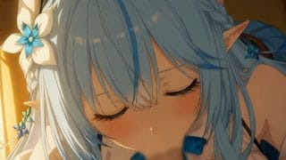 【エロアニメ】雪花ラミィのエッロいフェラチオ・・・