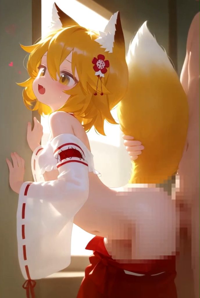 【エロアニメ】世話やきキツネの仙狐さんとナマハメ♥