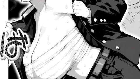 【エロ漫画】隣の席の男装〇〇巨乳